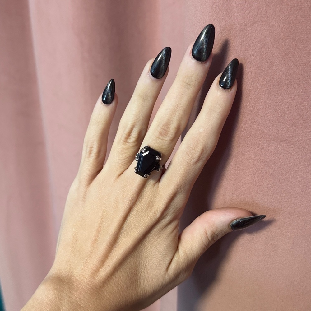 Blood Milk Medium Coffin Ring Size 8